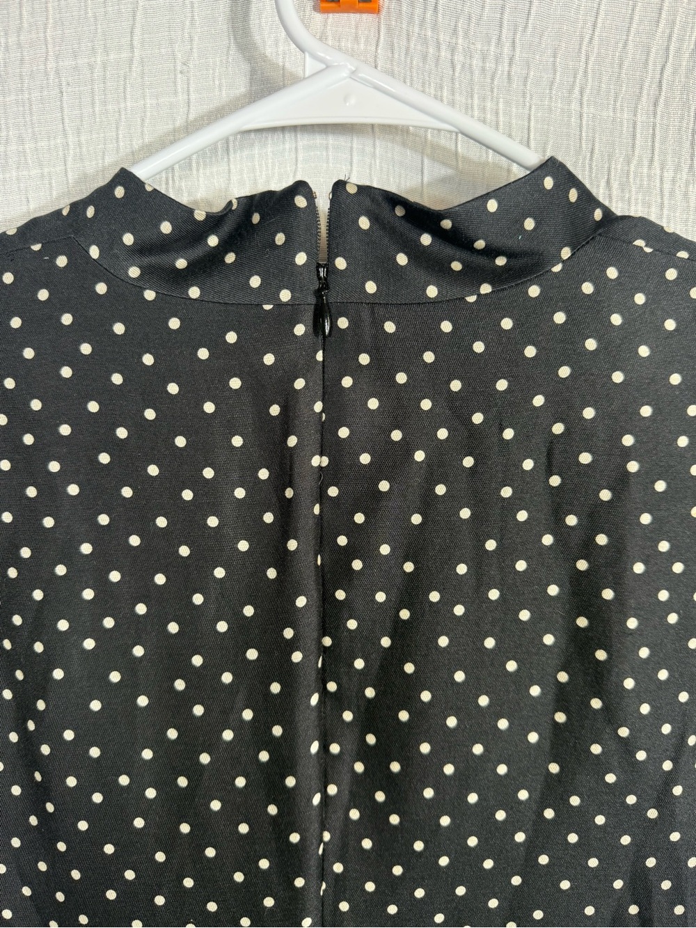 Kate Spade Freesia Polka Dot Bow Silk Dress Size 6 - Picture 9 of 11